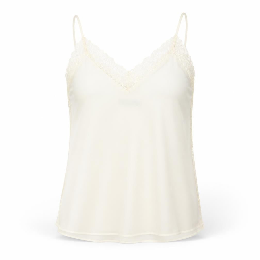 Zara Women’s Ivory Camisole Top XS with Lace