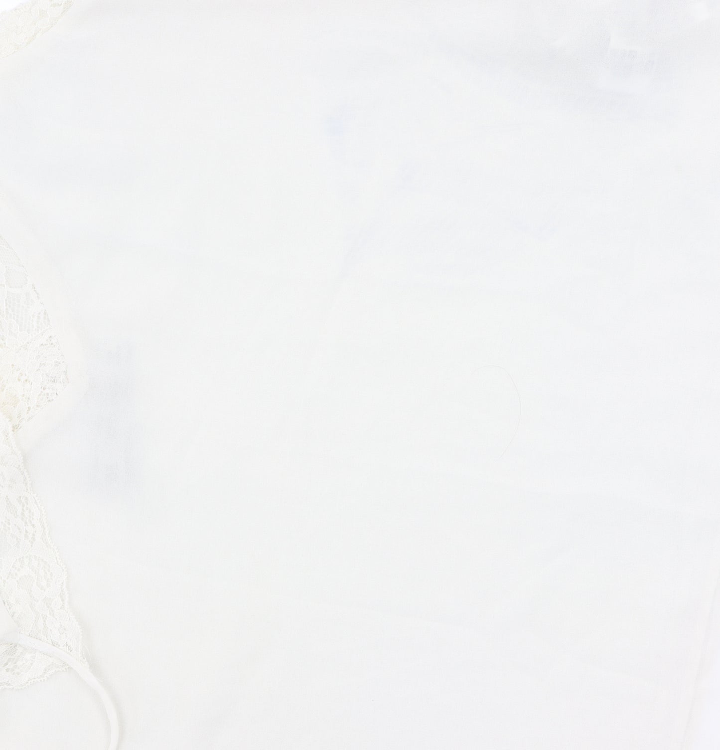 Zara Women’s Ivory Camisole Top XS with Lace