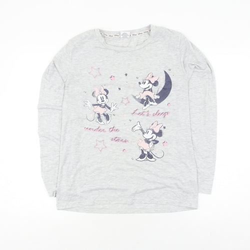 Tu Teens Grey Minnie Mouse Long Sleeve T-Shirt