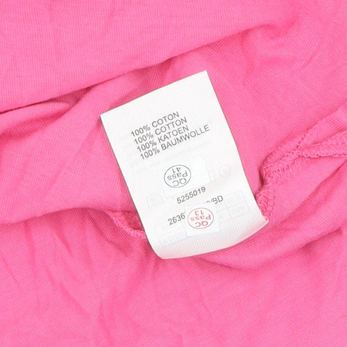 Damart Women's Pink XL Cotton T-Shirt