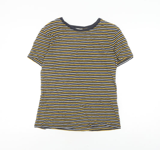 Selected Homme Men's Striped T-Shirt L