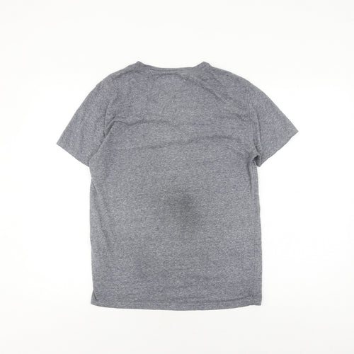 Tommy Jeans Men's Grey Regular Fit T-Shirt Small