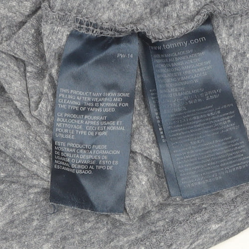 Tommy Jeans Men's Grey Regular Fit T-Shirt Small