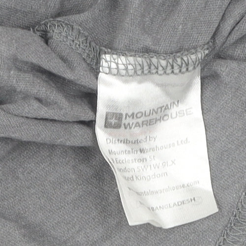 Mountain Warehouse Womens Grey Basic T-Shirt Size 10