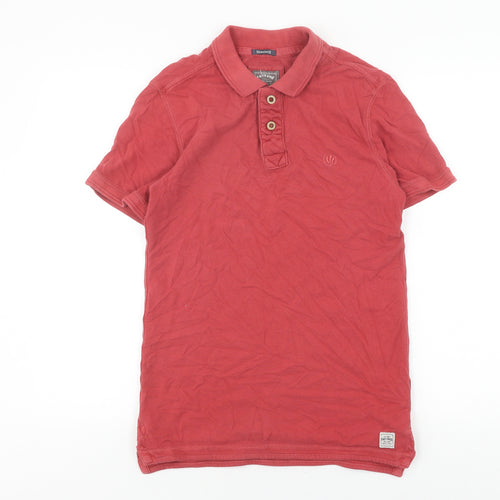 FatFace Men's Red Polo Shirt XS