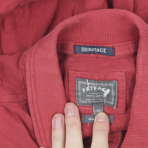 FatFace Men's Red Polo Shirt XS