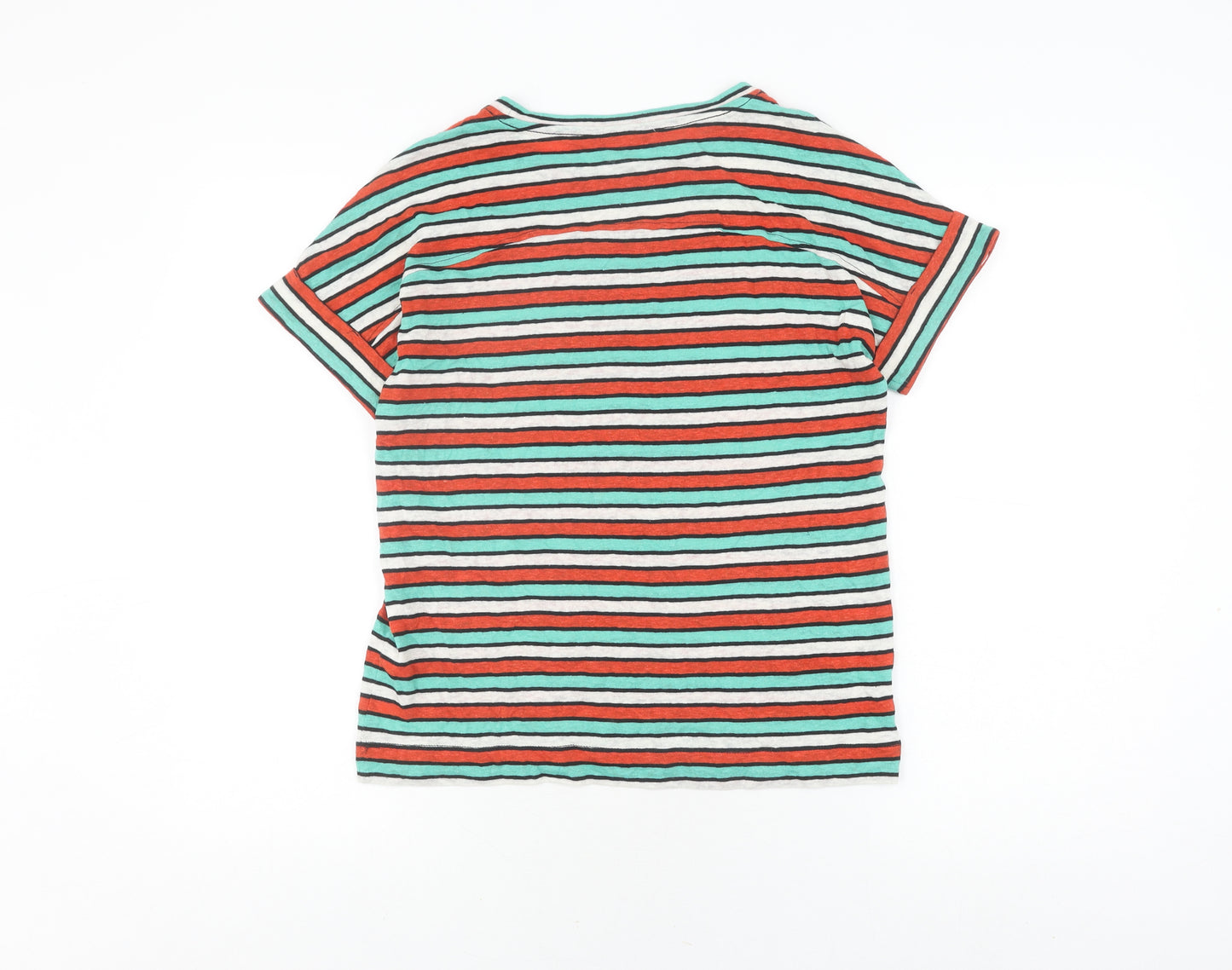 Marks and Spencer Women’s Multicoloured T-Shirt Size 8