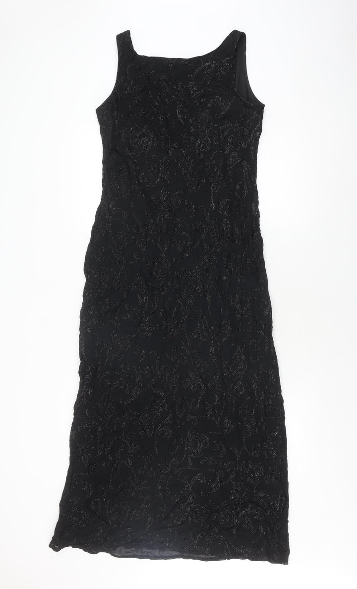 Marks and Spencer Black Sleeveless Dress UK 14