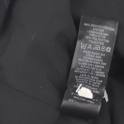 Marks and Spencer Black Sleeveless Dress UK 14