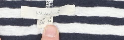 White Stuff Women's Striped T-Shirt Size 6