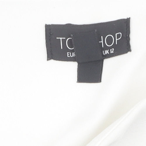 Topshop Women's White Skirt Size 12