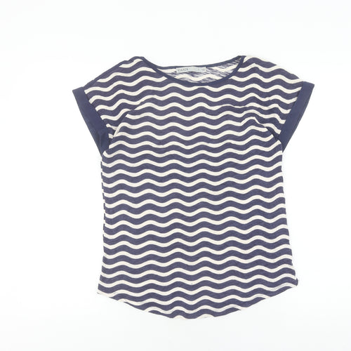 Oasis Women's Blue T-Shirt, Size S, Casual Autumn Wear