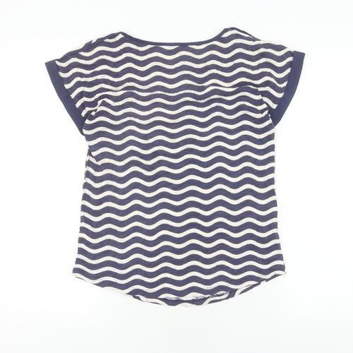 Oasis Women's Blue T-Shirt, Size S, Casual Autumn Wear