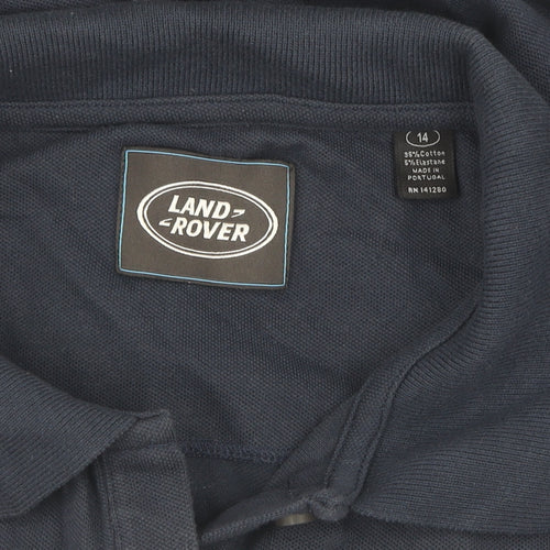 Land Rover Women's Blue Polo Size 14