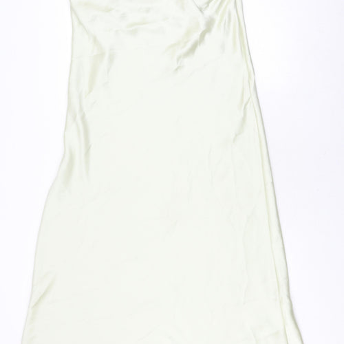 ZARA Women's Ivory Zip Skirt XXL No Pattern
