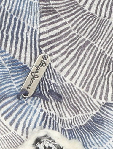 Pepe Jeans Women Blue Geometric Tank Camisole M