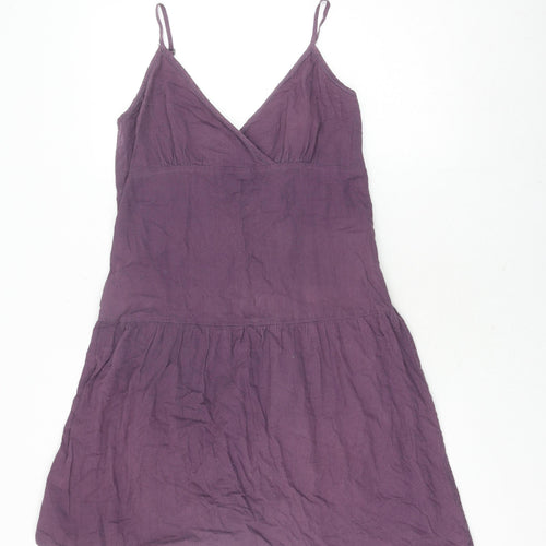 Fat Face Women's Purple Slip Dress Size 12