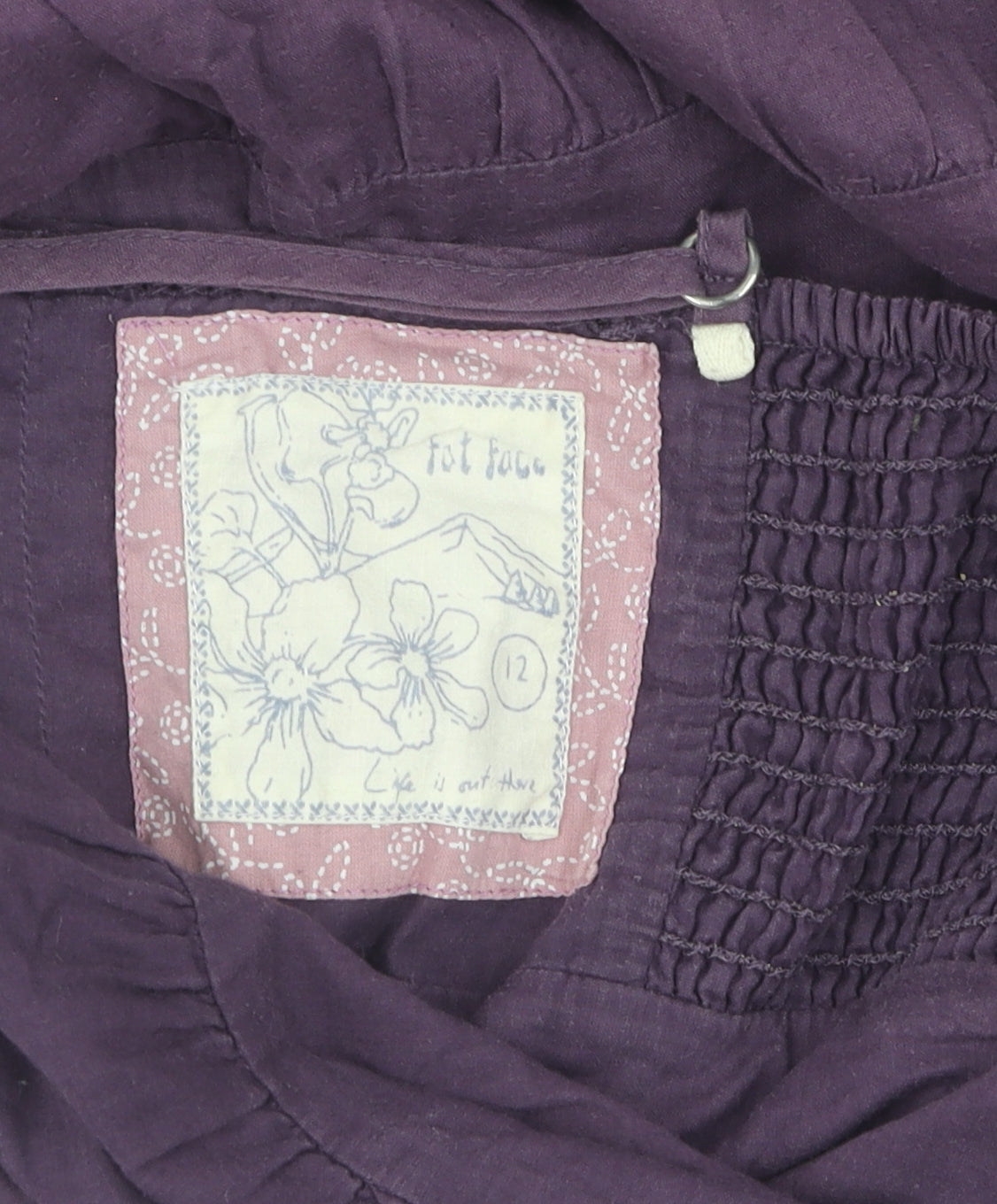 Fat Face Women's Purple Slip Dress Size 12
