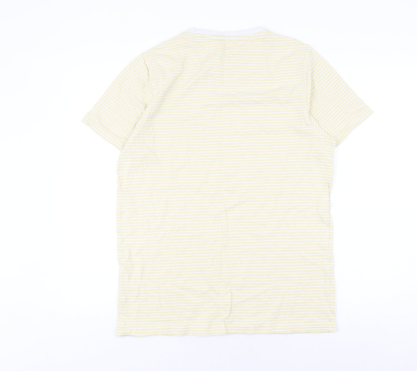 Common People Women’s Yellow Striped T-Shirt Medium