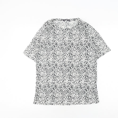 Marks and Spencer Women's White T-Shirt, Size 16
