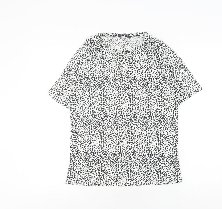 Marks and Spencer Women's White T-Shirt, Size 16