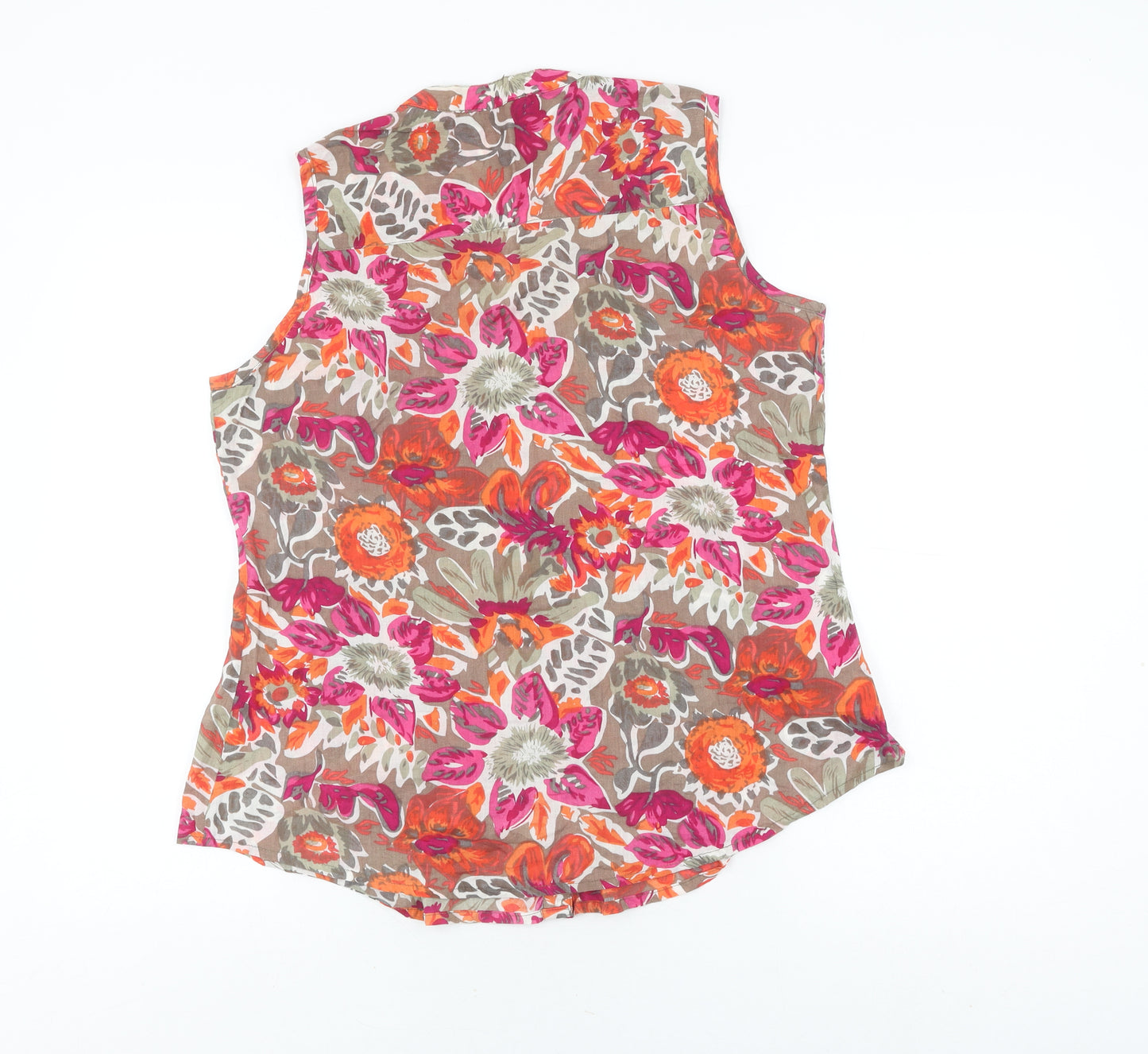 Cassis Collection Women's Floral Blouse, Size 12, Multicoloured