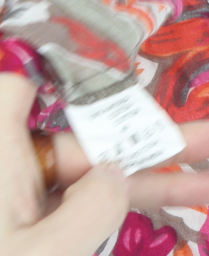 Cassis Collection Women's Floral Blouse, Size 12, Multicoloured