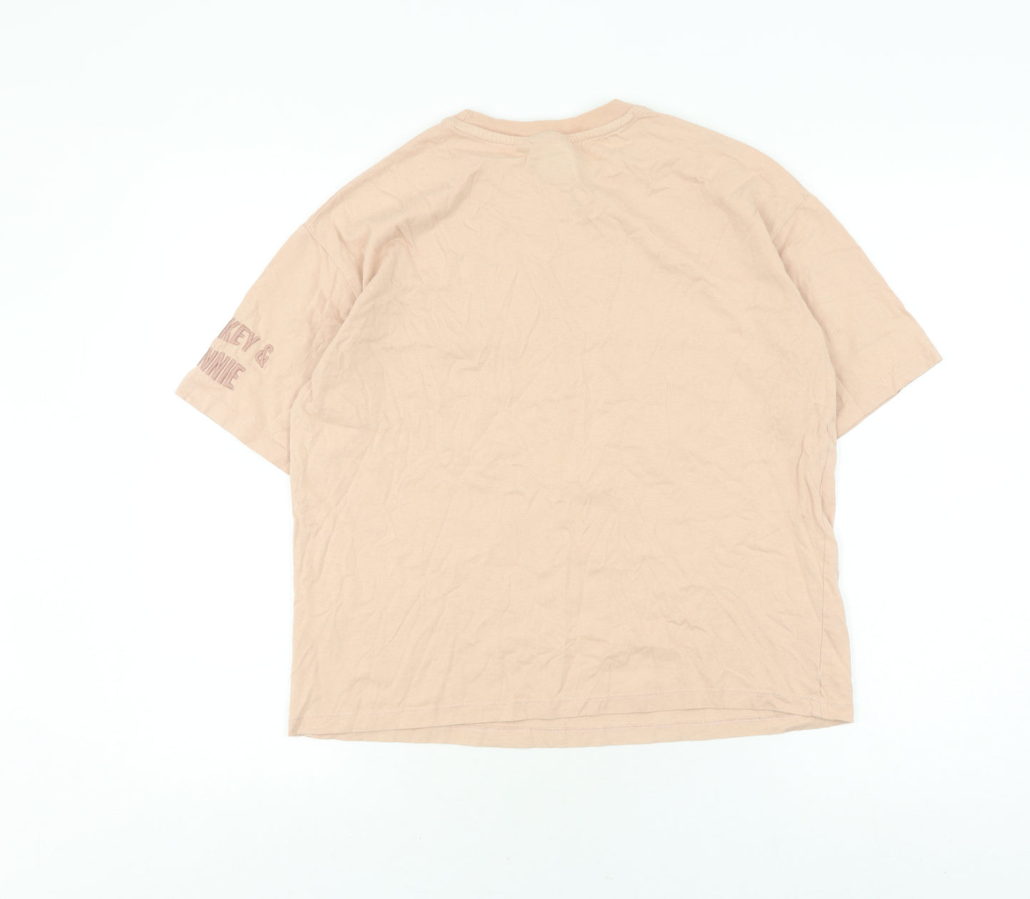 Disney Women's XS Beige Cartoon T-Shirt