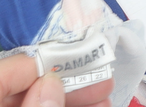 Damart Women's Multicoloured Floral Pleated Skirt Size 22