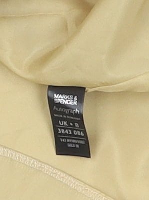 Marks and Spencer Gold Strapless Midi Dress