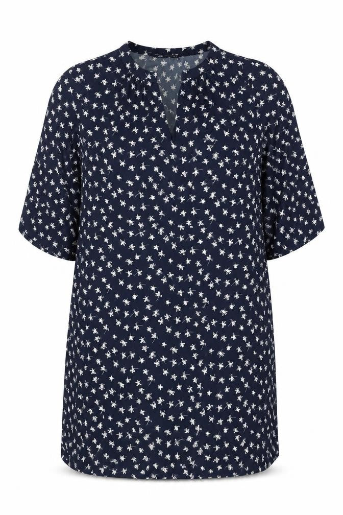 Front view of Marks & Spencer Women's Long Blue Dress, size 18