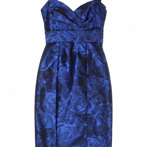 Debenhams Women's Blue Bodycon Dress, Size 8, Floral