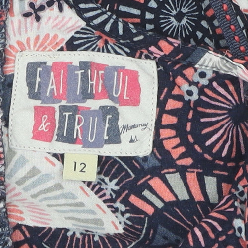 Faithful & True Women's Multicoloured Slip Dress Size 12