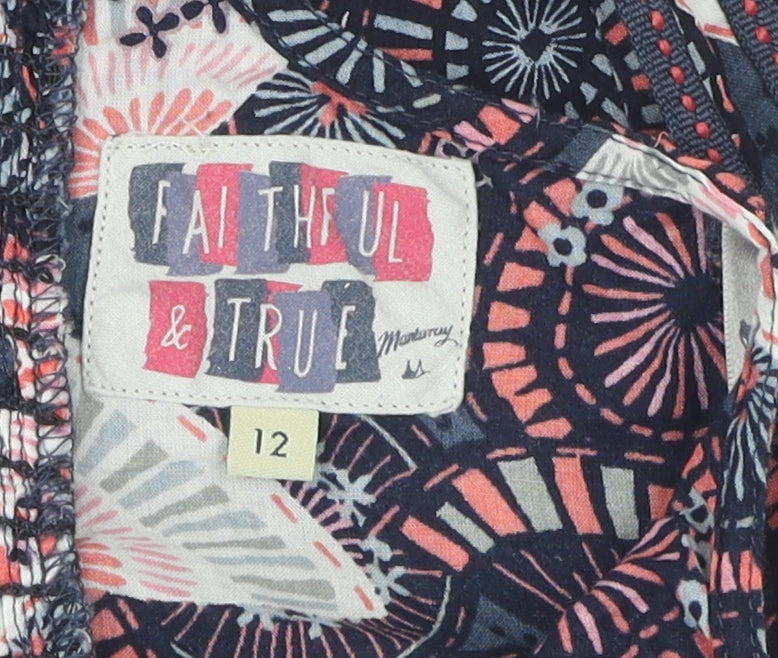 Faithful & True Women's Multicoloured Slip Dress Size 12