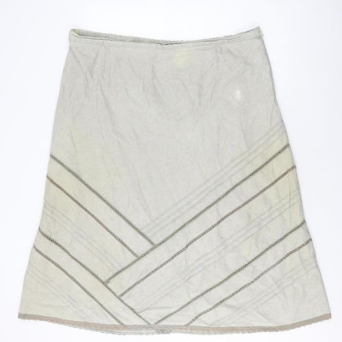 Damart Women's Beige A-Line Skirt Size 24