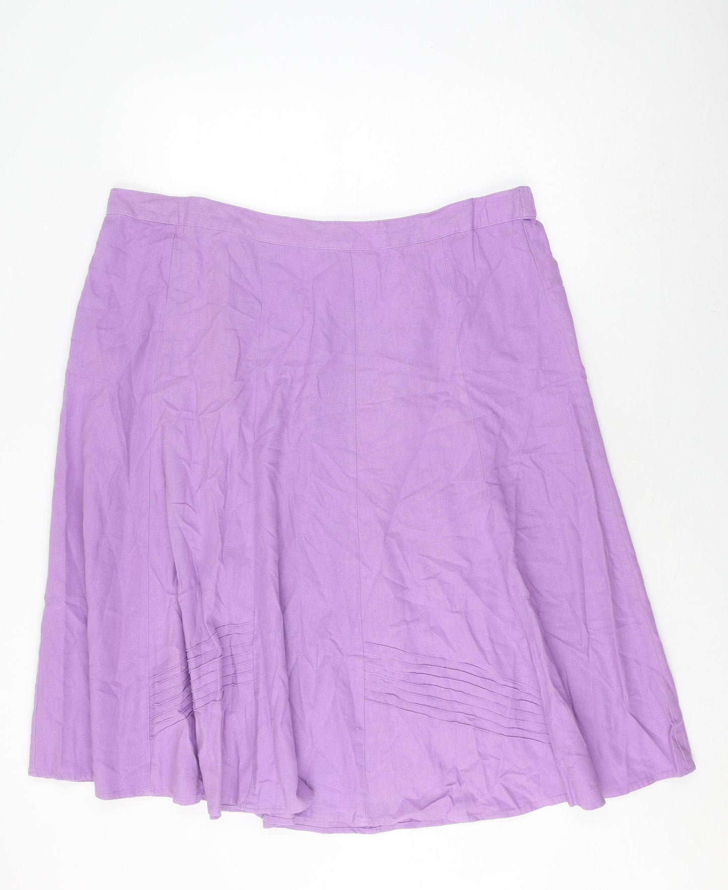 Damart Women's Purple A-Line Skirt Size 24