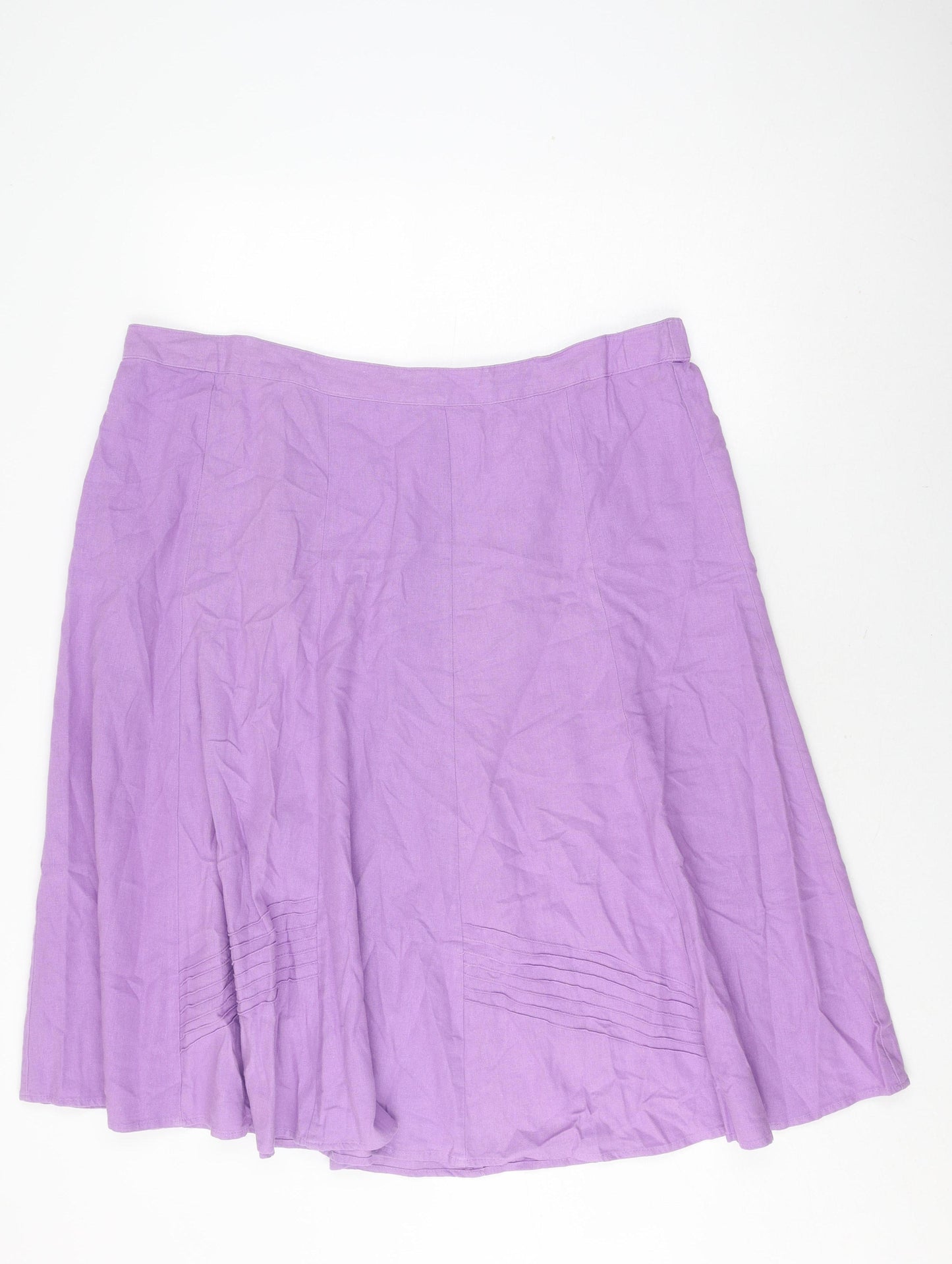 Damart Women's Purple A-Line Skirt Size 24