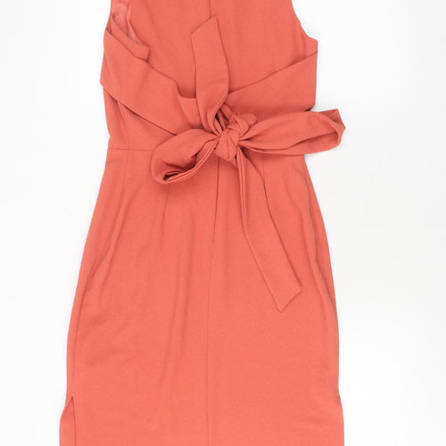 Warehouse Women's Red Sheath Dress Size 8