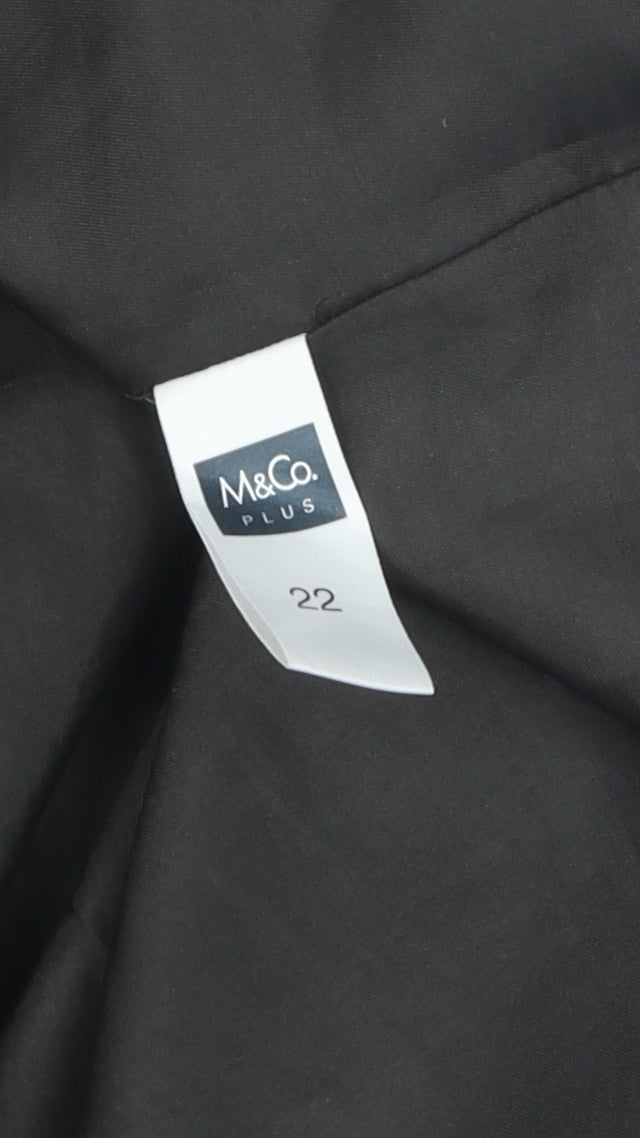 M&Co Women's Multicoloured Floral Skirt Size 22 Plus