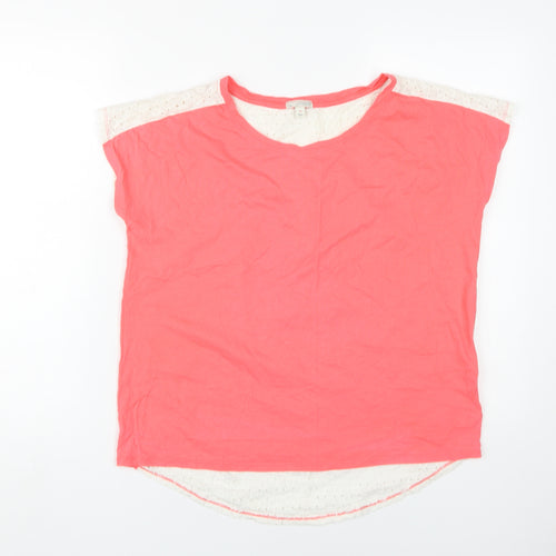 Gap Women's Pink Lace Blouse, Size M, Casual Wear