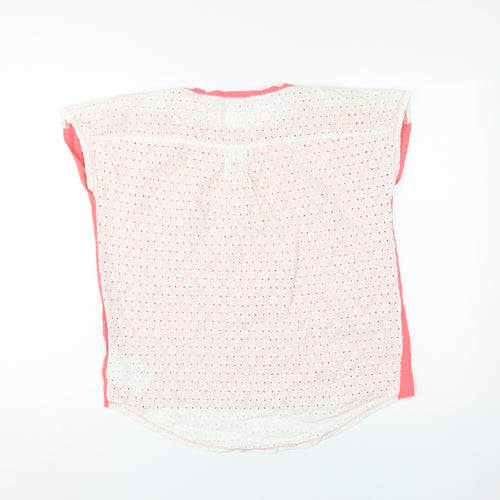 Gap Women's Pink Lace Blouse, Size M, Casual Wear