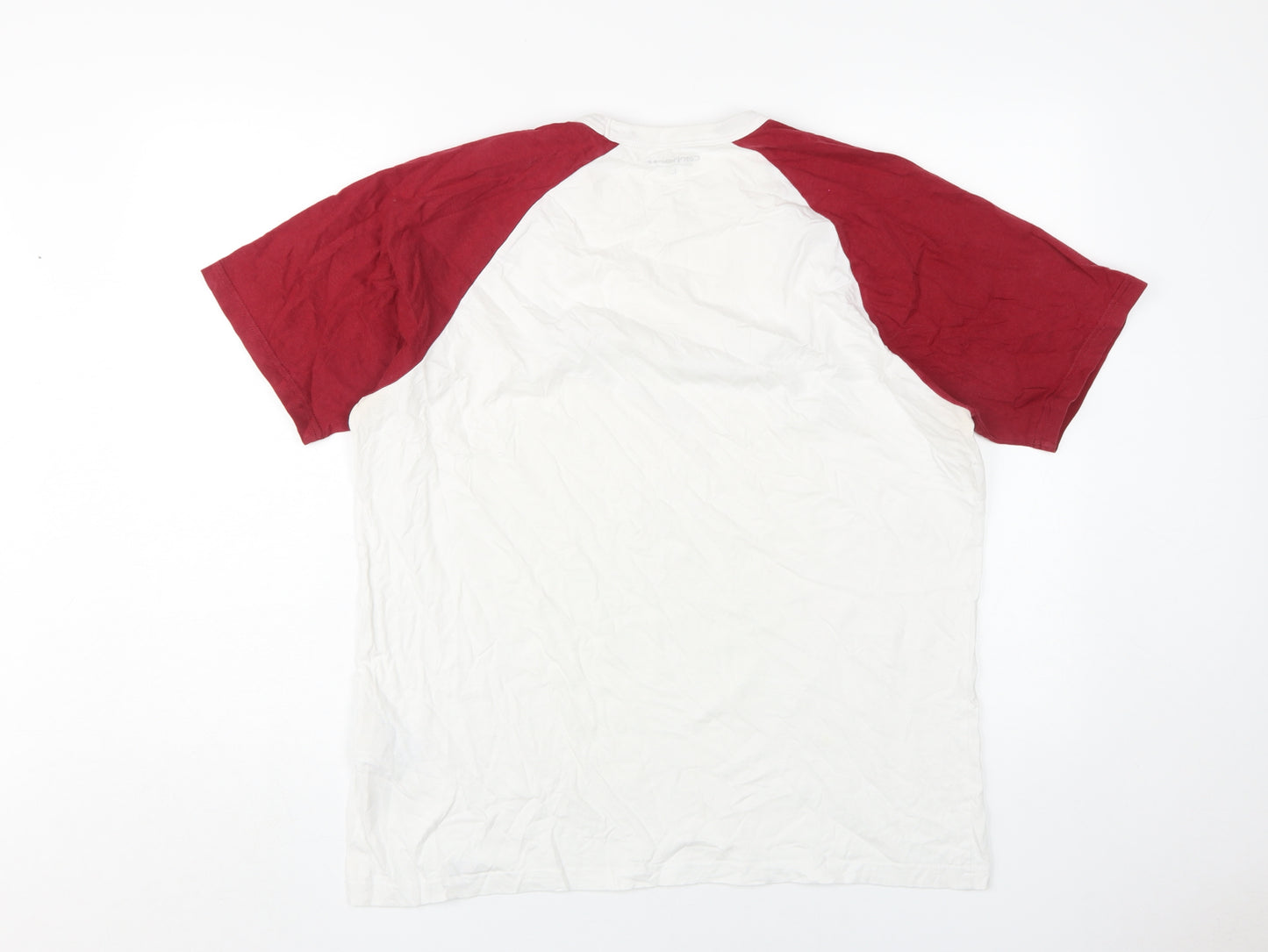 Carhartt Men's Colourblock T-Shirt L Cotton Logo