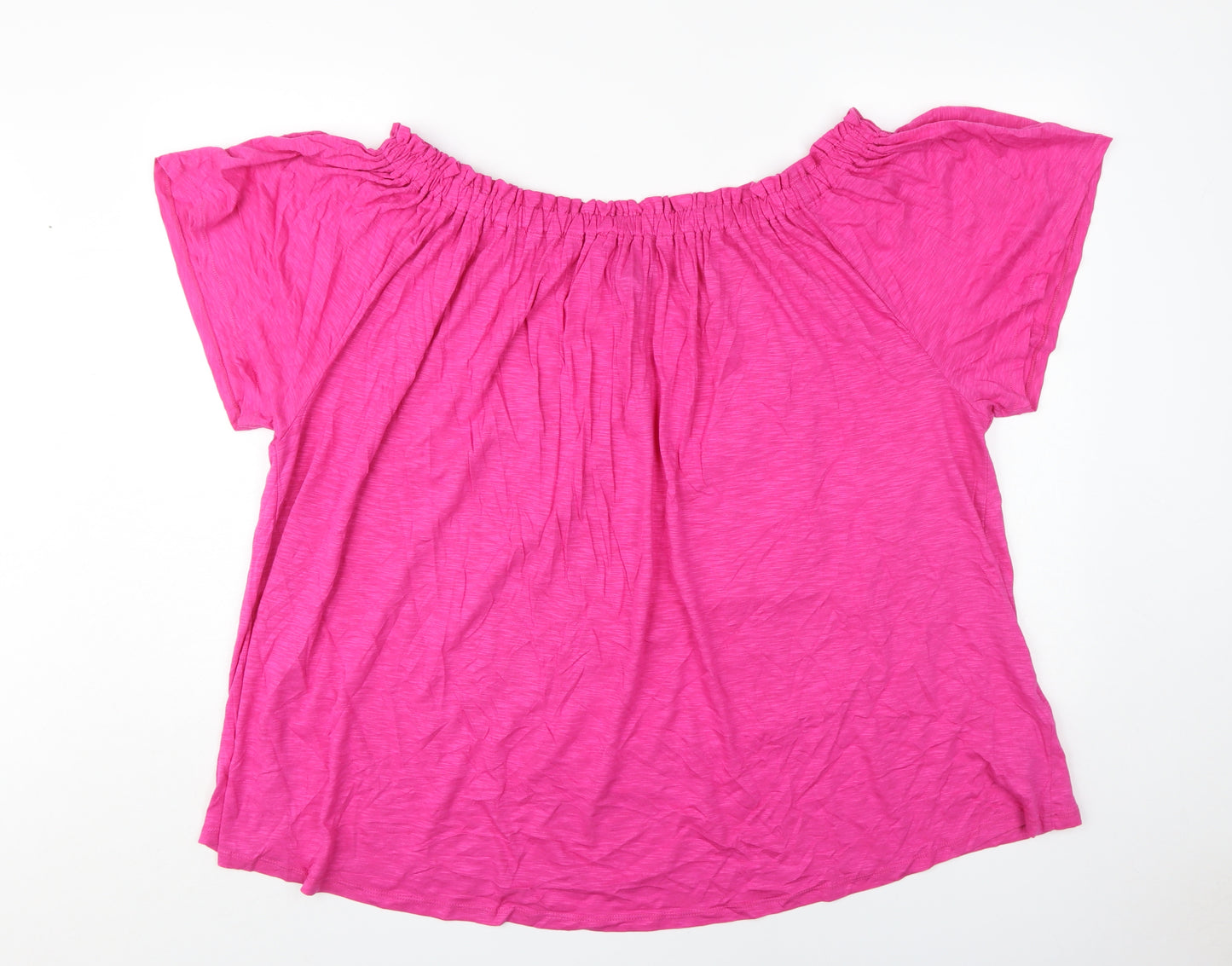 New Look Women's Pink Off the Shoulder Top Size 26