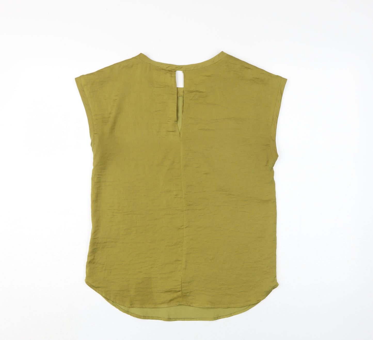 H&M Women's Green Sleeveless Blouse Size 6