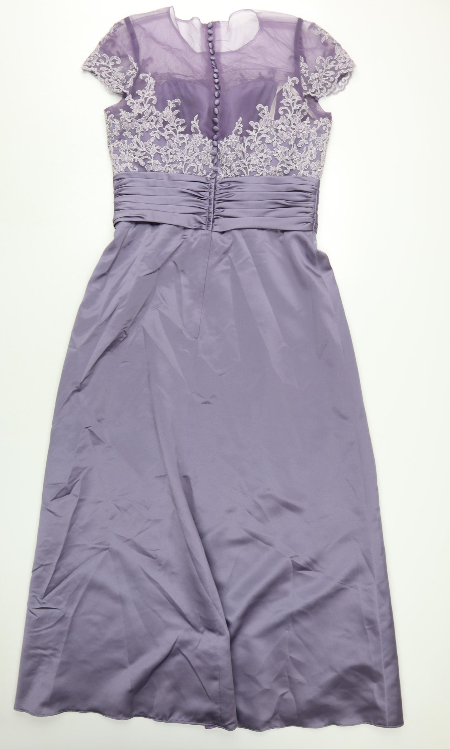 Mark Lesley Women's Purple Midi Fit & Flare Dress