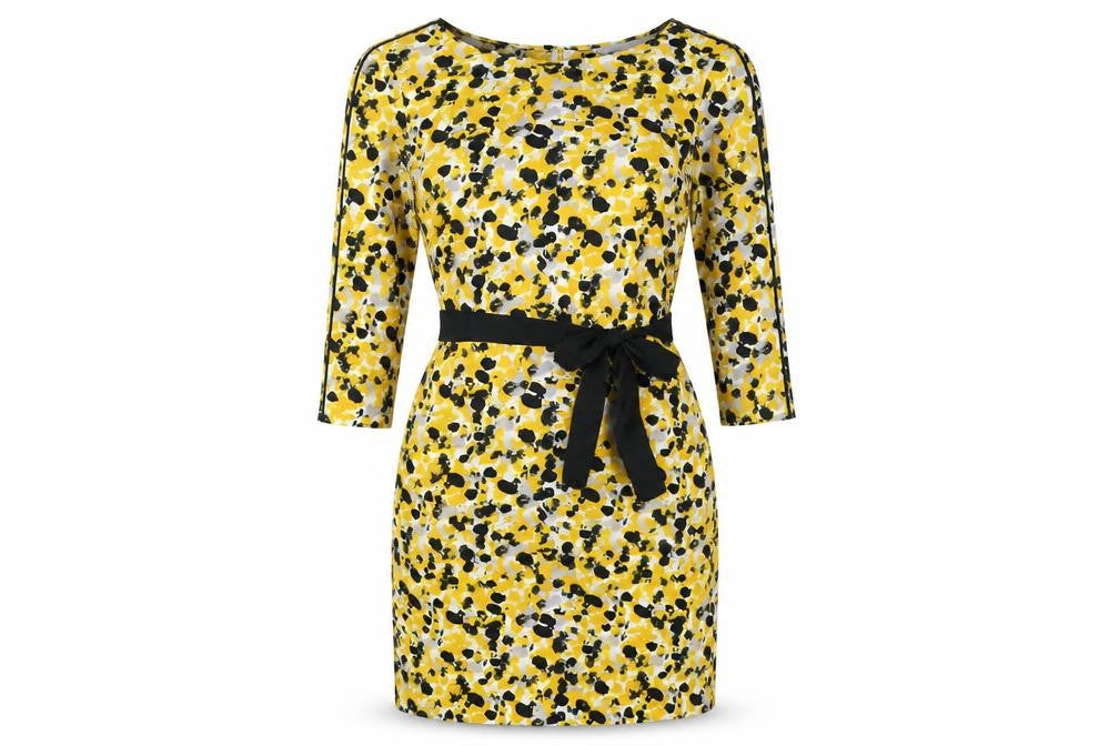 Front view of H&M Women’s Floral Multicoloured Shift Dress 6