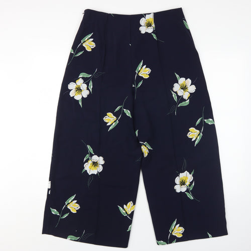 Warehouse Women's Floral Cropped Trousers, Size 12