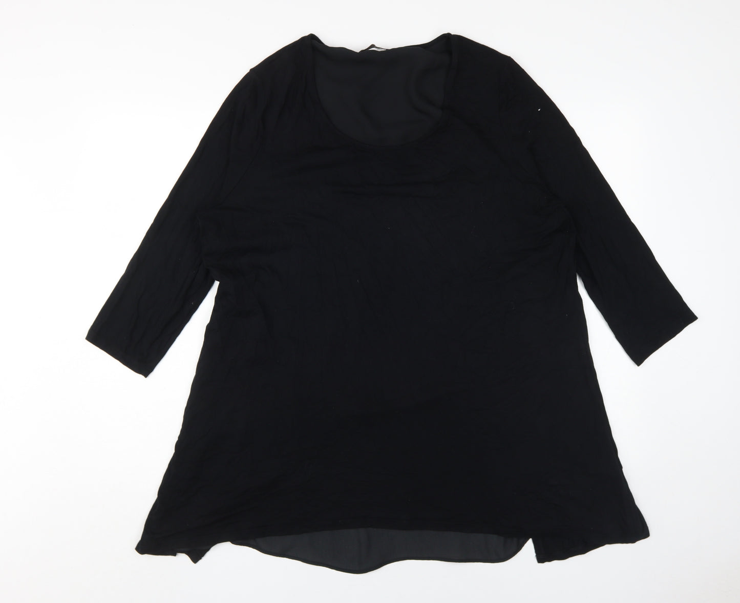 Marks and Spencer Black Women's 3/4 Sleeve Dress Size 18