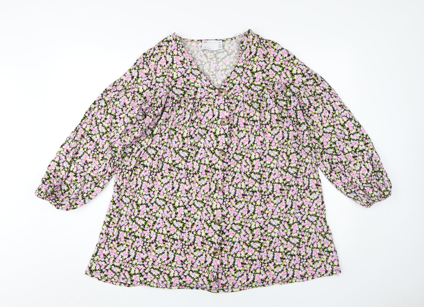 ASOS Women's Multicoloured Floral Dress Size 8