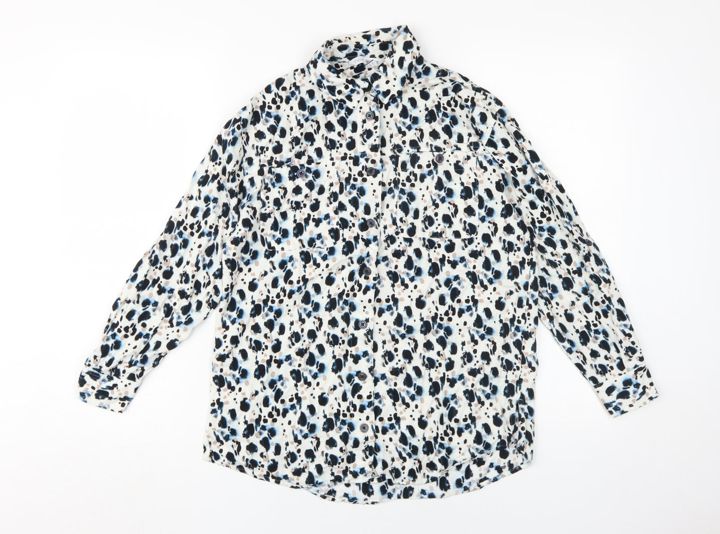 Next Women's Multicoloured Animal Print Button-Up